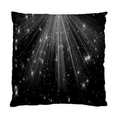 Black Rays Light Stars Space Standard Cushion Case (one Side) by Mariart