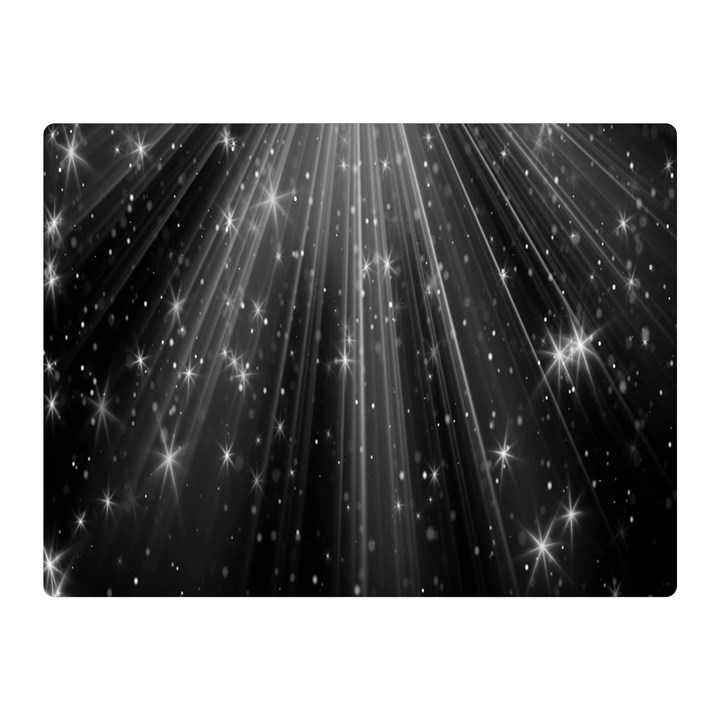 Black Rays Light Stars Space Double Sided Flano Blanket (Mini) 