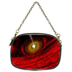 Black Red Space Hole Chain Purses (One Side) 