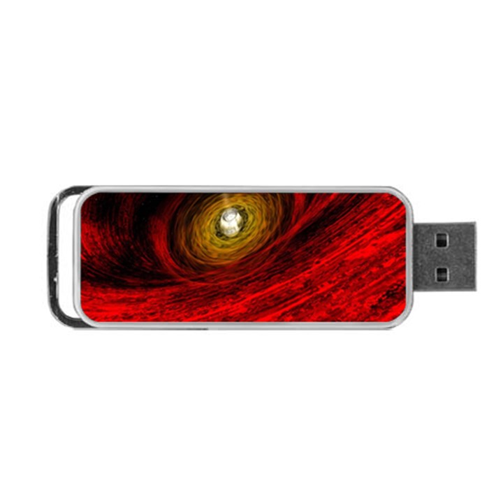 Black Red Space Hole Portable USB Flash (Two Sides)