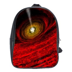 Black Red Space Hole School Bag (XL)