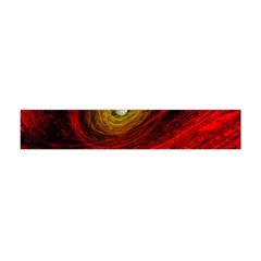 Black Red Space Hole Flano Scarf (Mini)