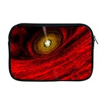 Black Red Space Hole Apple MacBook Pro 17  Zipper Case Front