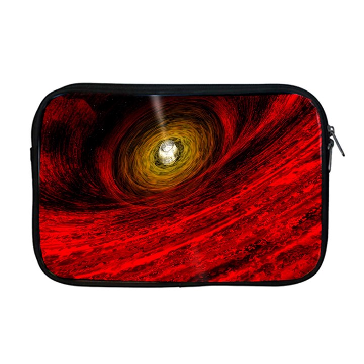 Black Red Space Hole Apple MacBook Pro 17  Zipper Case