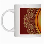 Badge Gilding Sun Red Oriental White Mugs Left