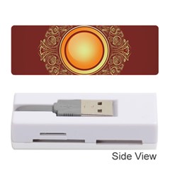 Badge Gilding Sun Red Oriental Memory Card Reader (stick)  by Nexatart