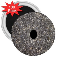 Black Hole Blue Space Galaxy Star Light 3  Magnets (100 Pack) by Mariart