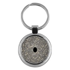 Black Hole Blue Space Galaxy Star Light Key Chains (round) 