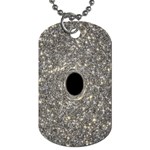 Black Hole Blue Space Galaxy Star Light Dog Tag (Two Sides) Front