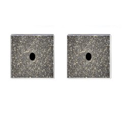 Black Hole Blue Space Galaxy Star Light Cufflinks (square)