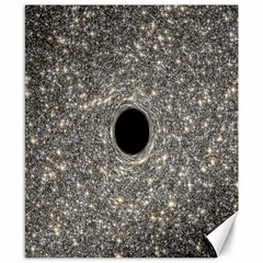 Black Hole Blue Space Galaxy Star Light Canvas 8  X 10 