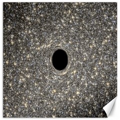 Black Hole Blue Space Galaxy Star Light Canvas 12  X 12   by Mariart