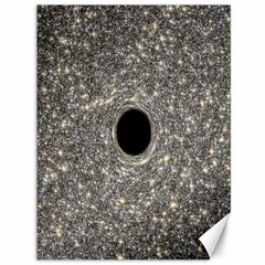 Black Hole Blue Space Galaxy Star Light Canvas 36  X 48   by Mariart