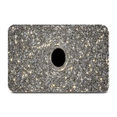 Black Hole Blue Space Galaxy Star Light Plate Mats