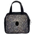 Black Hole Blue Space Galaxy Star Light Classic Handbags (2 Sides) Front