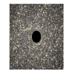 Black Hole Blue Space Galaxy Star Light Shower Curtain 60  X 72  (medium)  by Mariart