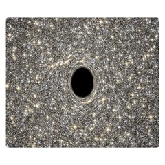 Black Hole Blue Space Galaxy Star Light Double Sided Flano Blanket (small)  by Mariart