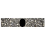 Black Hole Blue Space Galaxy Star Light Flano Scarf (Small) Back