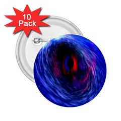 Blue Red Eye Space Hole Galaxy 2 25  Buttons (10 Pack)  by Mariart