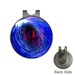 Blue Red Eye Space Hole Galaxy Hat Clips With Golf Markers