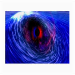 Blue Red Eye Space Hole Galaxy Small Glasses Cloth by Mariart