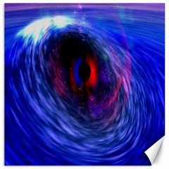 Blue Red Eye Space Hole Galaxy Canvas 12  X 12   by Mariart