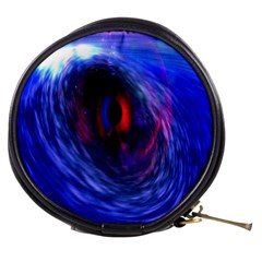 Blue Red Eye Space Hole Galaxy Mini Makeup Bags by Mariart