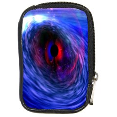 Blue Red Eye Space Hole Galaxy Compact Camera Cases by Mariart