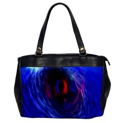 Blue Red Eye Space Hole Galaxy Office Handbags