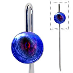 Blue Red Eye Space Hole Galaxy Book Mark