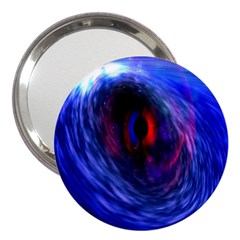 Blue Red Eye Space Hole Galaxy 3  Handbag Mirrors by Mariart