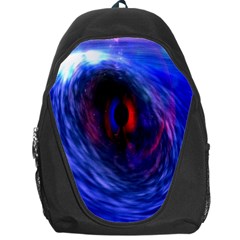 Blue Red Eye Space Hole Galaxy Backpack Bag