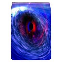 Blue Red Eye Space Hole Galaxy Flap Covers (l)  by Mariart