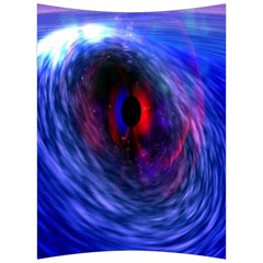 Blue Red Eye Space Hole Galaxy Back Support Cushion by Mariart