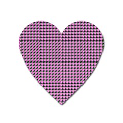 Pattern Grid Background Heart Magnet by Nexatart