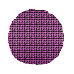 Pattern Grid Background Standard 15  Premium Round Cushions by Nexatart