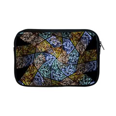 Multi Color Tile Twirl Octagon Apple Ipad Mini Zipper Cases by Nexatart