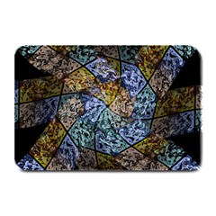 Multi Color Tile Twirl Octagon Plate Mats by Nexatart