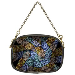 Multi Color Tile Twirl Octagon Chain Purses (one Side)  by Nexatart