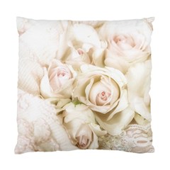 Pastel Roses Antique Vintage Standard Cushion Case (two Sides) by Nexatart