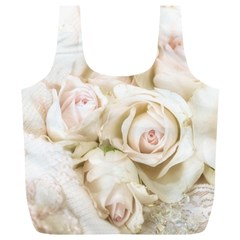 Pastel Roses Antique Vintage Full Print Recycle Bags (l)  by Nexatart