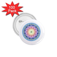 Mandala Universe Energy Om 1 75  Buttons (100 Pack)  by Nexatart