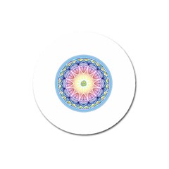 Mandala Universe Energy Om Magnet 3  (round) by Nexatart