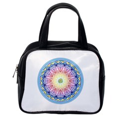 Mandala Universe Energy Om Classic Handbags (one Side) by Nexatart