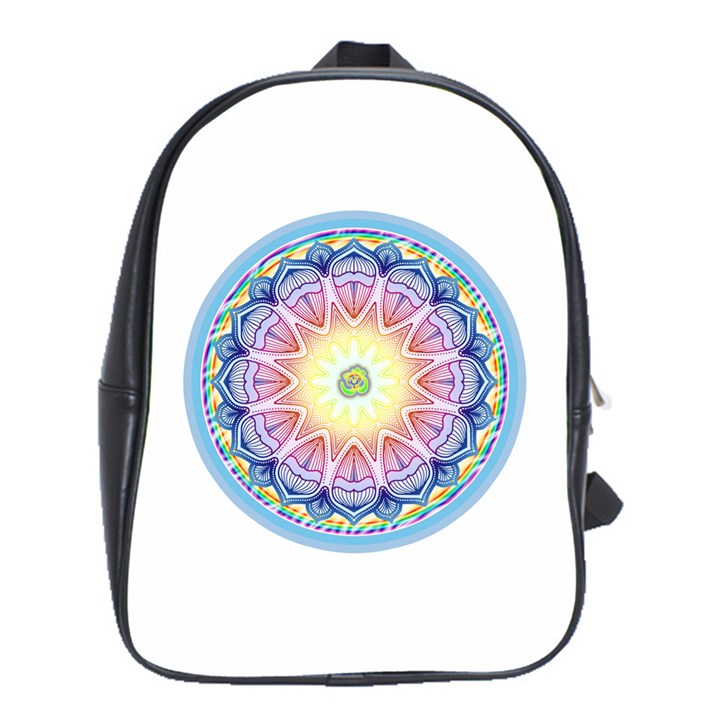 Mandala Universe Energy Om School Bag (Large)