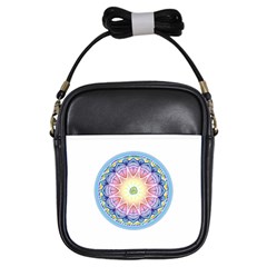 Mandala Universe Energy Om Girls Sling Bags by Nexatart