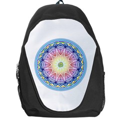 Mandala Universe Energy Om Backpack Bag by Nexatart