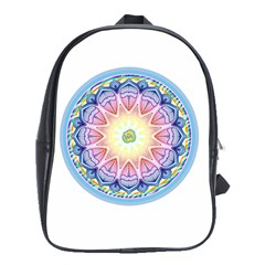 Mandala Universe Energy Om School Bag (xl) by Nexatart