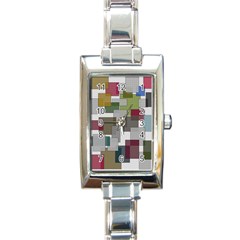 Decor Painting Design Texture Rectangle Italian Charm Watch by Nexatart