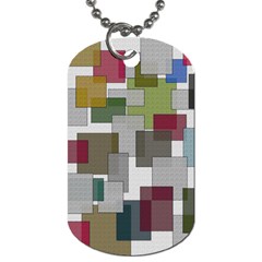 Decor Painting Design Texture Dog Tag (two Sides) by Nexatart